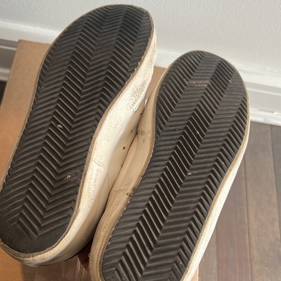 Golden Goose Superstar Intermix Ltd Ed Black Glitter Star Silver Laces Size 9 - Picture 7 of 8